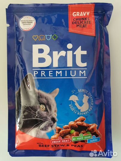 Влажный корм для кошек Brit