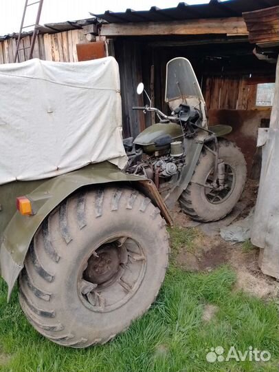 Болотоход трицикл