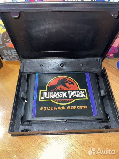Картриджи Sega mega drive:Jurassic park,Spider man