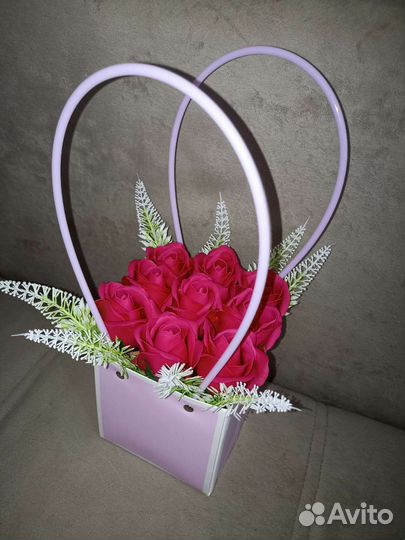 Мыльные розы букет