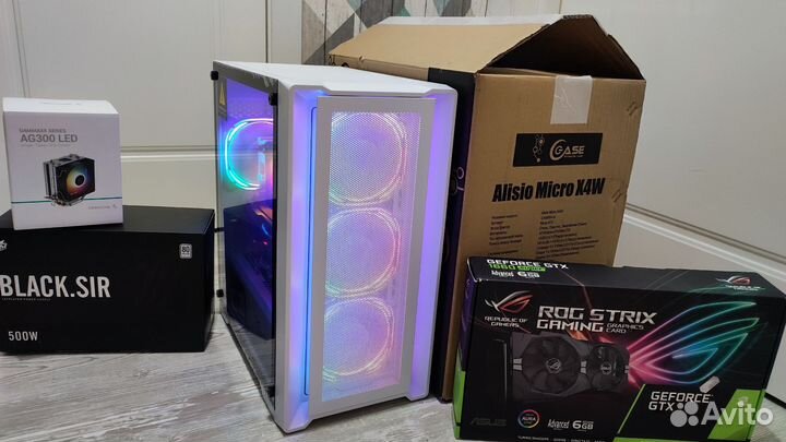 Игровой пк системный блок Intel asus gtx1660super