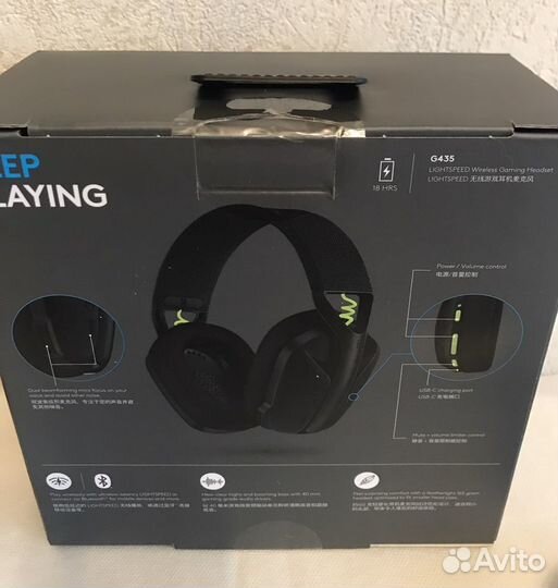 Беспроводные наушники logitech g435