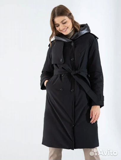 Пуховик под тренч