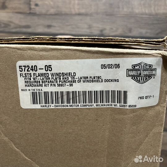 Ветровое стекло Harley Davidson Softail Springer