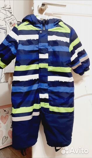 Зимний комбинезон для мальчика 80