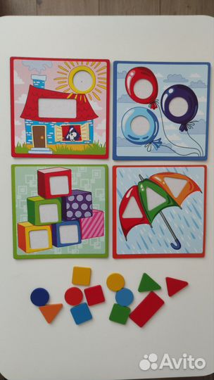 Пазлы, лото, вкладыши для малышей