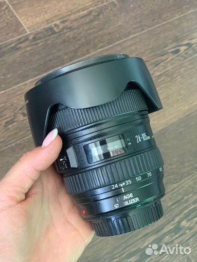 Объектив Canon ef 24 105mm f 4l is usm
