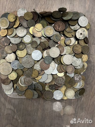 Жетоны разных стран 2 кг