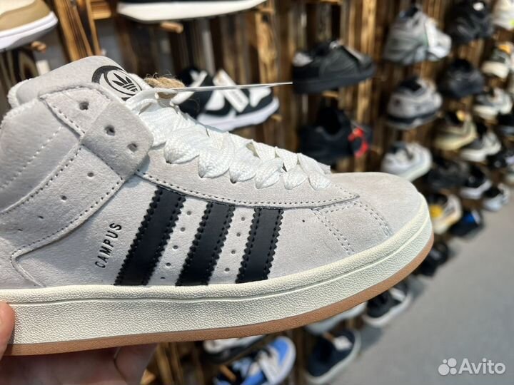 Кроссовки зимние на меху Adidas Campus