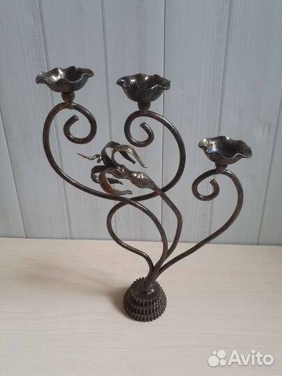 Подсвечники кованые ручной работы