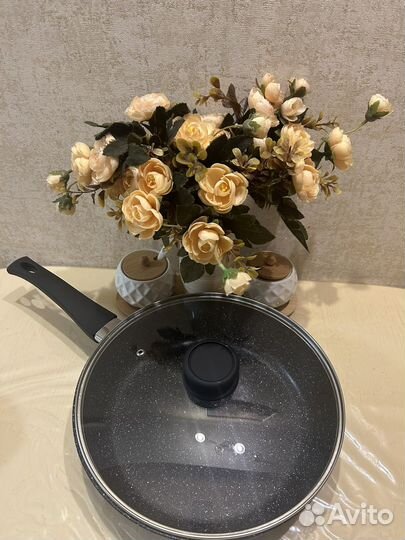 Сковорода с крышкой 26см Орион Гардарика новая