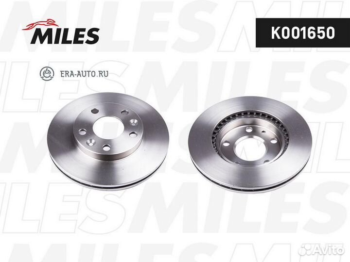 Miles K001650 Диск тормозной renault duster 11- пе