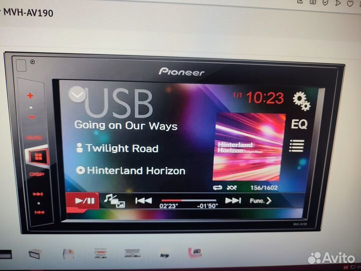 Магнитофон Pioneer MVH-AV190