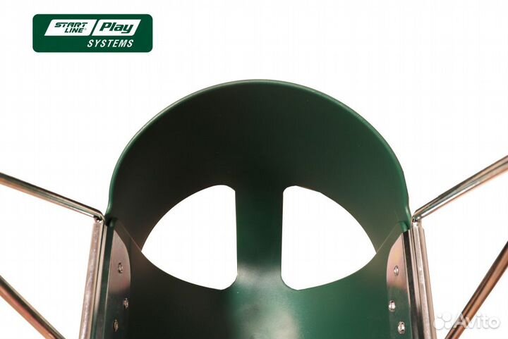 Качели детские уличные металлические 3 секции