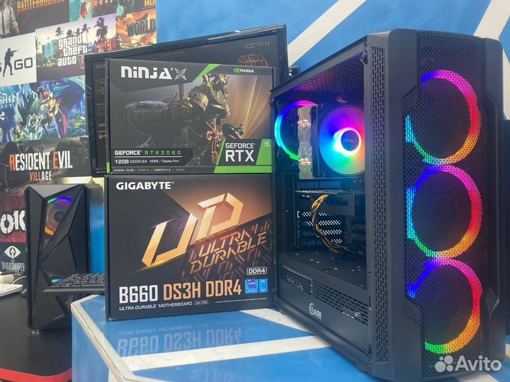 Системный блок Intel Core i3 + GTX 1050 Ti 4GB