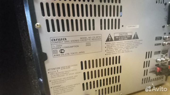 Музыкальный центр aiwa F9