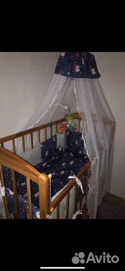 Кровать детская массив