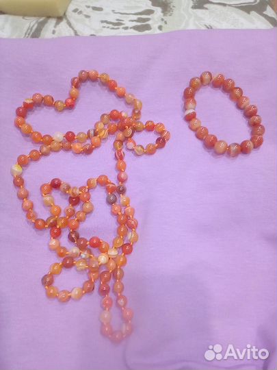 Бусы из натуральных камней