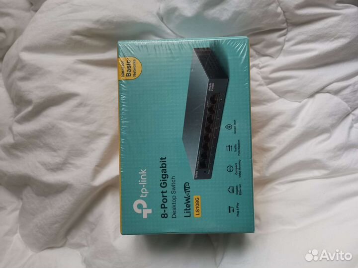 Коммутатор 8-port gigabit switch LS108G