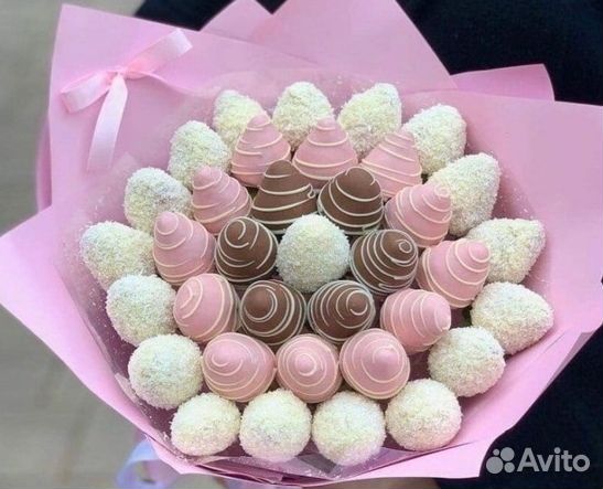 Букет из клубники в шоколаде