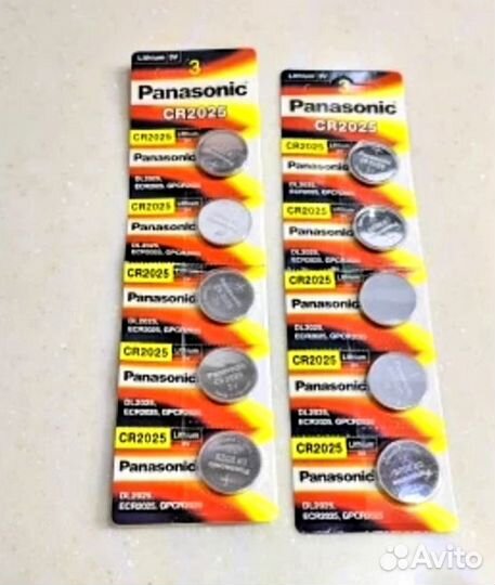 Батарейки от Panasonic cr2025 3v