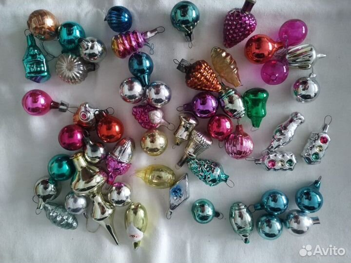 Елоные игрушки СССР 4 см