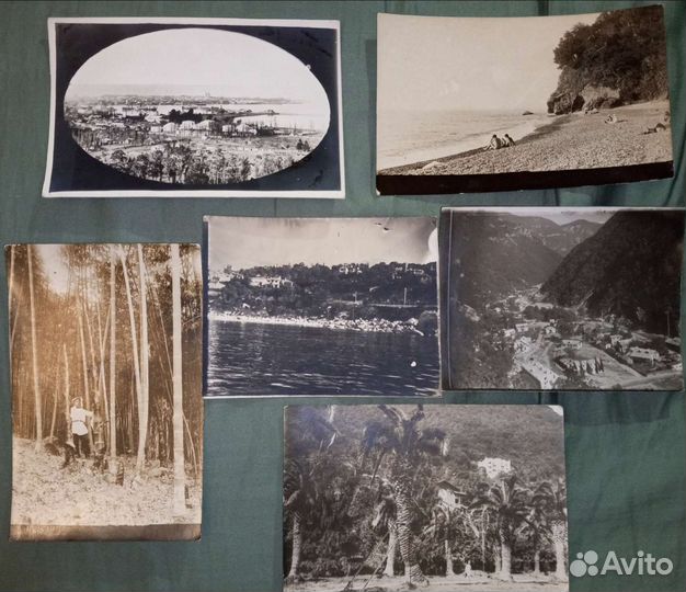 Карточка почтовая фото открытка Батум Крым Гагры