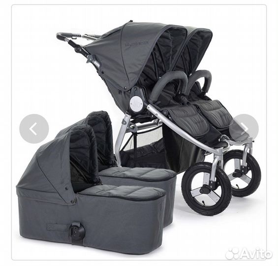 Коляска для двойни Bumbleride Indie Twin 2 в 1