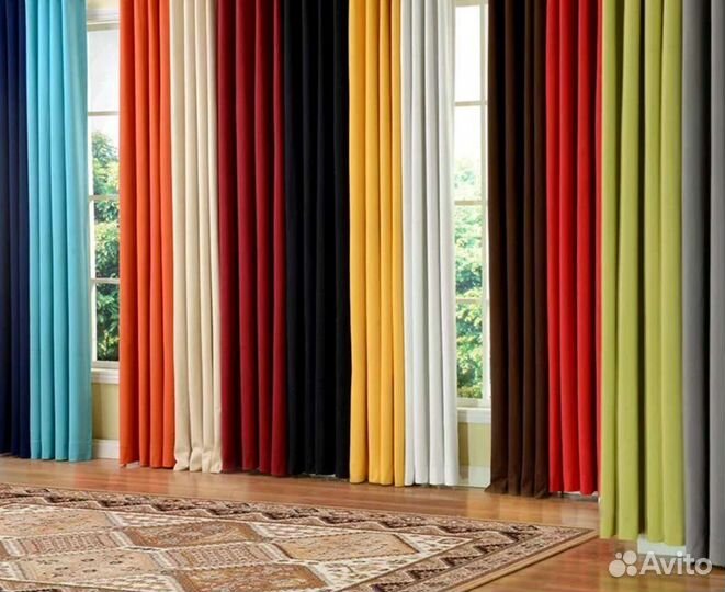 Шторы готовые новые