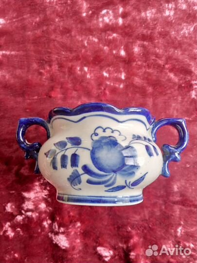 Сахарница Гжель СССР