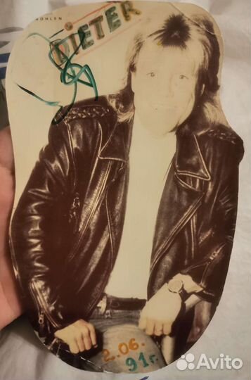 Автограф Дитер Болен