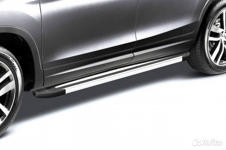 Пороги алюминиевые Hyundai IX-35