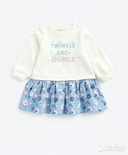 2в1 Платье + колготки Mothercare новое 110 116