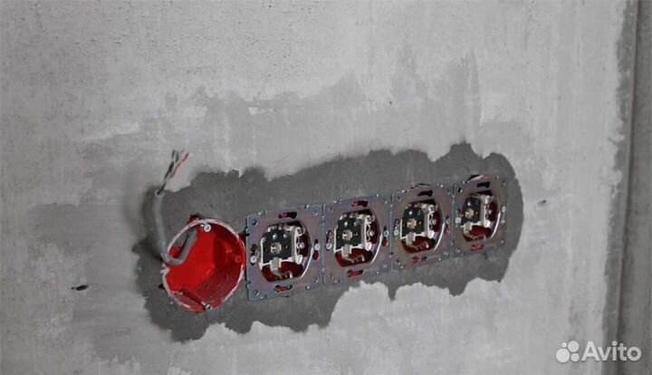 Штробление стен под розетки и проводку