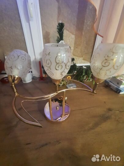 Люстра потолочная бу