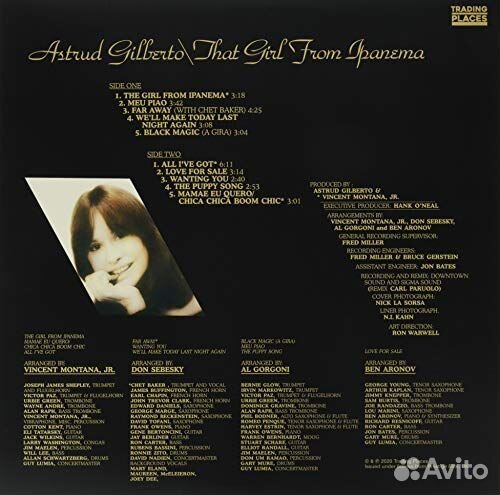 Astrud Gilberto - That Girl From Ipanema (1 LP)