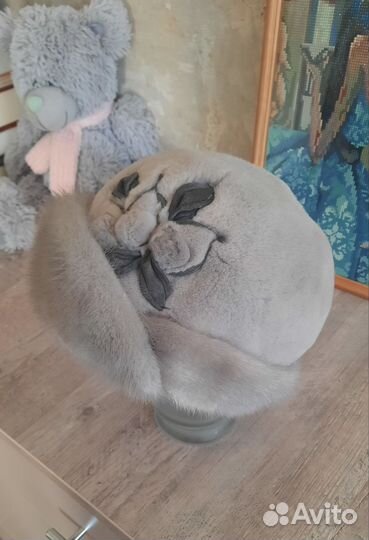 Шапка норковая женская