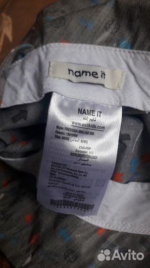 Панама непромокаемая для мальчика на 1-1,5 года