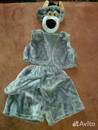 Новогодний костюм волка. напрокат