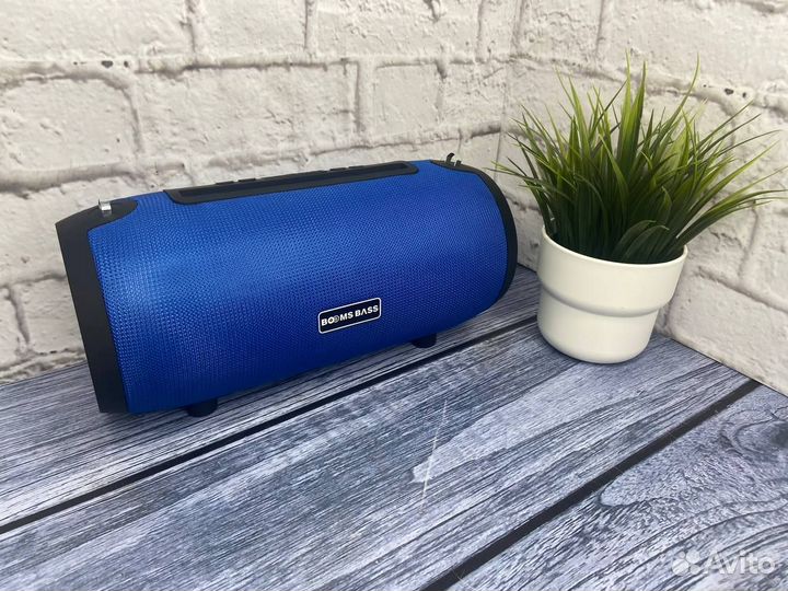 Блютуз колонка BoomsBass Синяя