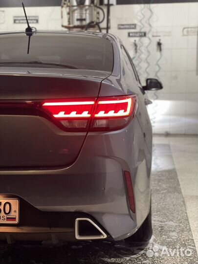 Задние фары на kia rio 4 led