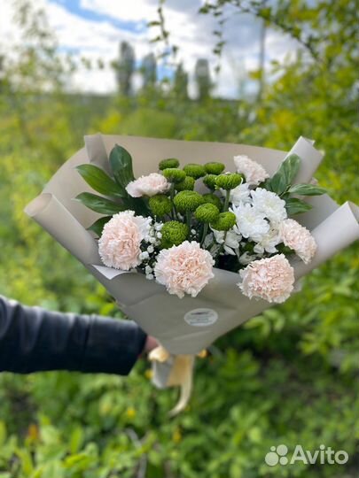 Живые цветы букеты