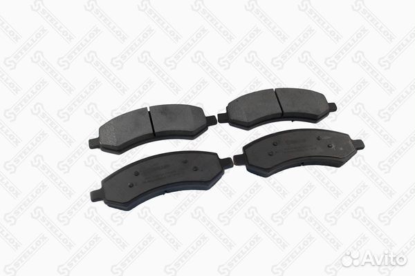 000 716B-SX колодки дисковые перед. с антискри