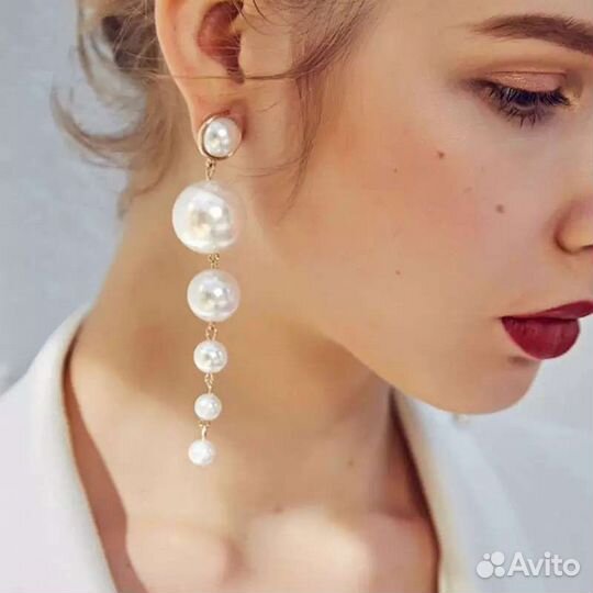 Серьги нарядные
