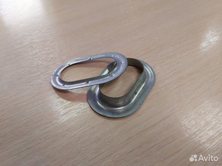 Люверс тента прицепа овальный d40мм (в комплекте