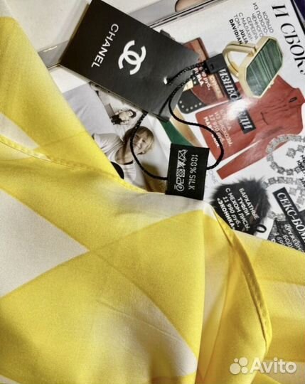 Палантин платок шаль шарф Chanel Шанель