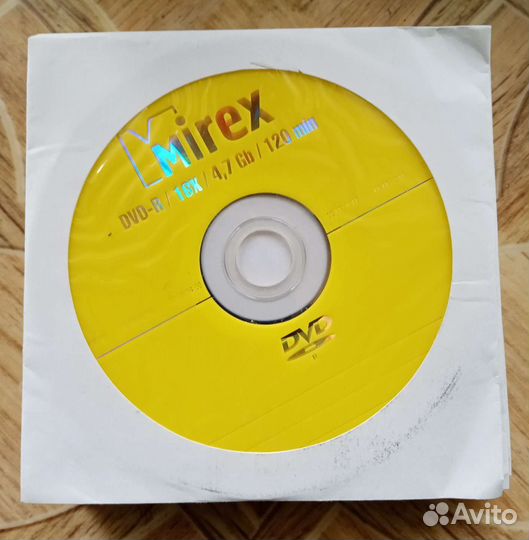 Чистые dvd-r диски Mirex