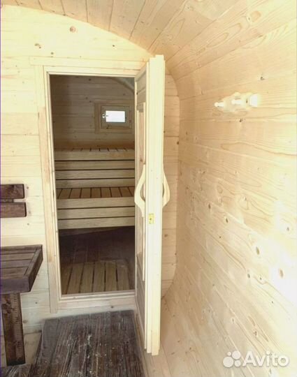 Баня бочка квадро установка за 1 день