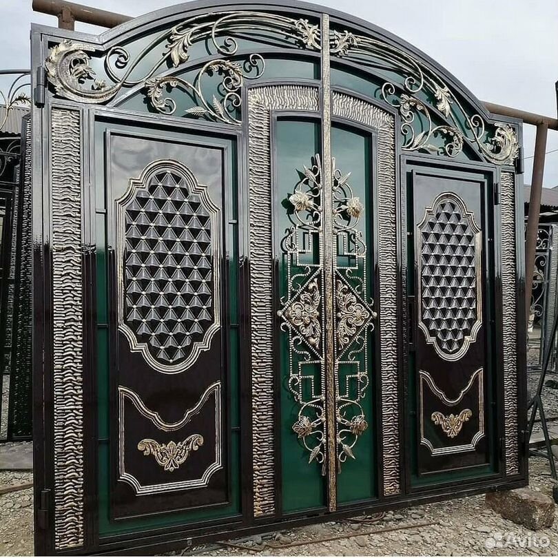 Кованые ворота в Дагестане (107 фото)