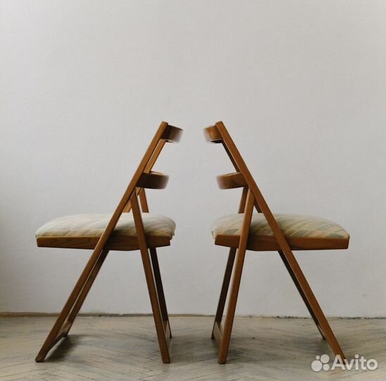 Винтажные стулья из дуба 1970-е годы